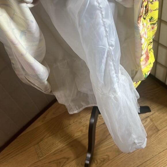 GARCIA FLORAL PRINT MOTIF FLARE SKIRT SIZE L - Picture 6 of 12